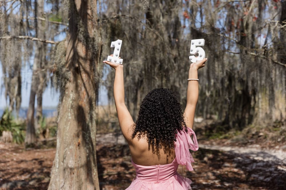 Luxury portrait experience for teen birthday photoshoot