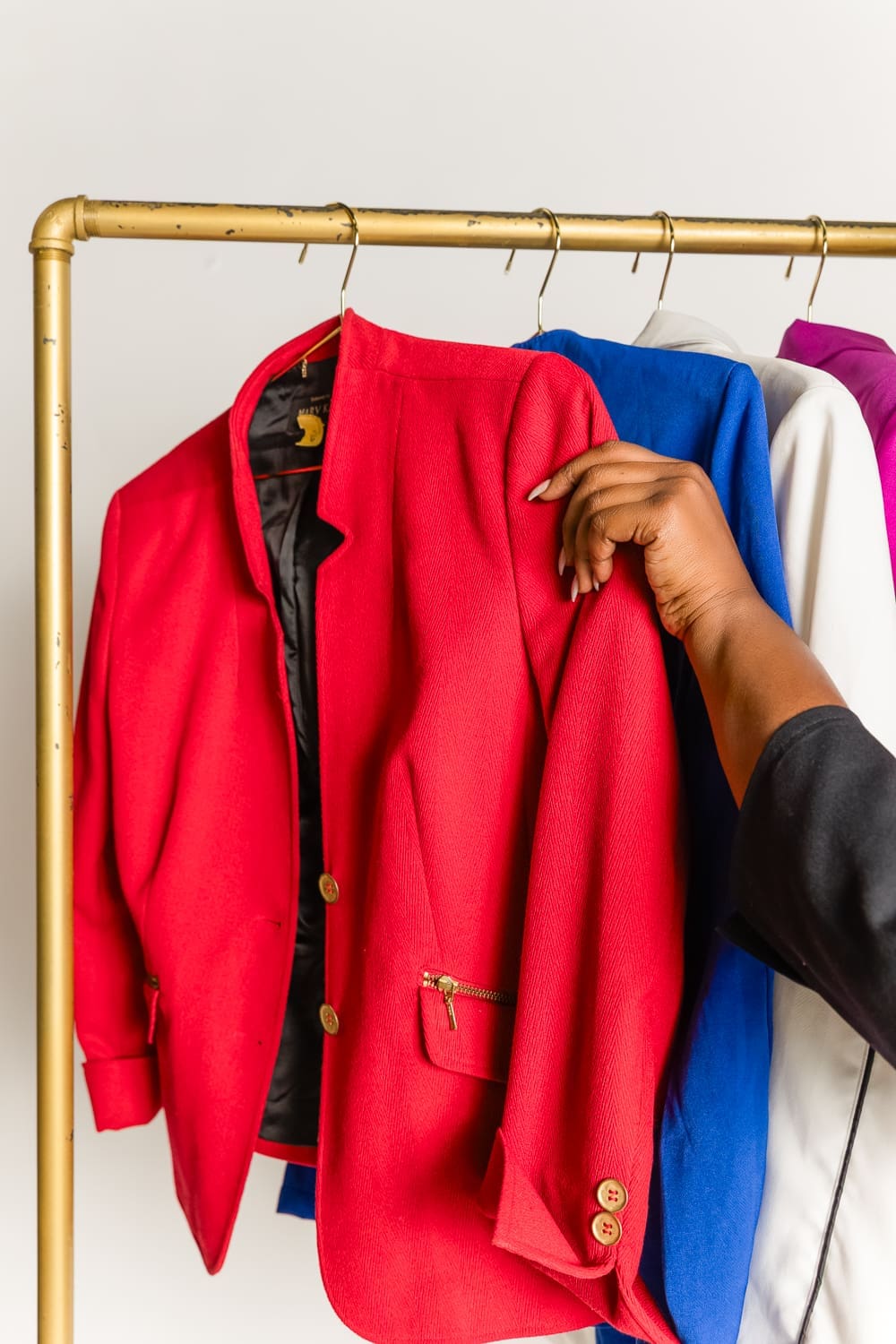 Personal branding photography wardrobe consultation