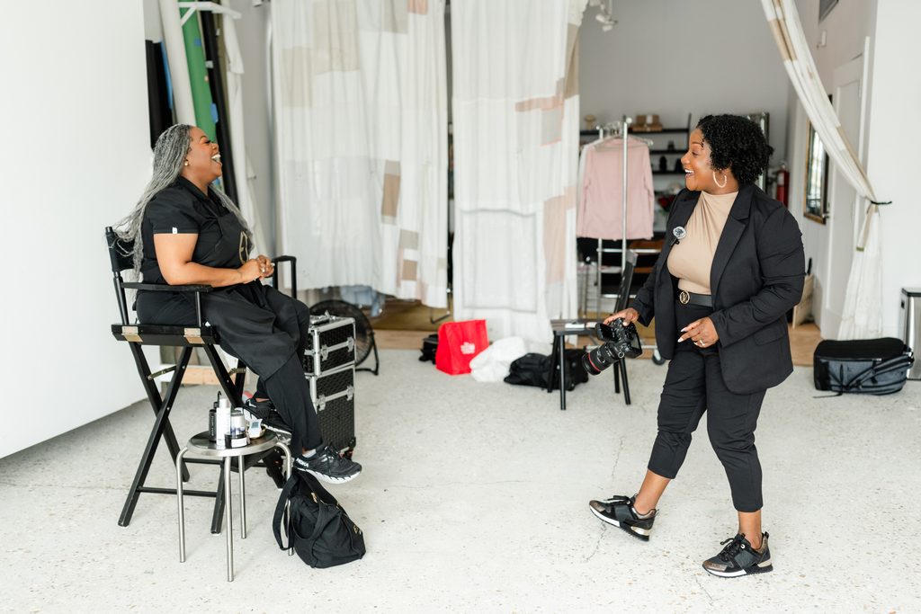 Professional branding photography for a Baton Rouge Louisiana business owner preparing for Q4